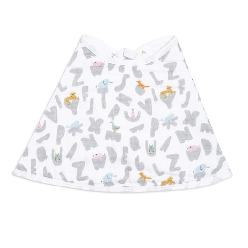 Aden+Anais Essentials Cotton Muslin Burpy Bibs - Alphabet Animals
