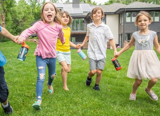 EcoVessel Splash Kids Tritan Water Bottle 12oz - Camping