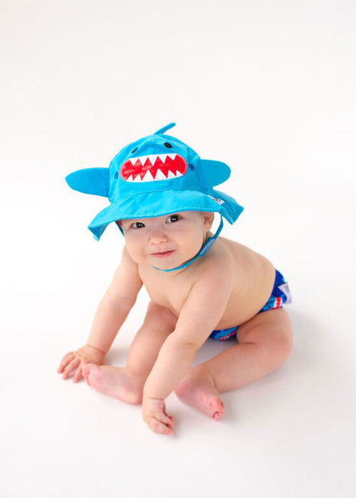 Zoocchini Swim Diaper & Sun Hat Set - Shark