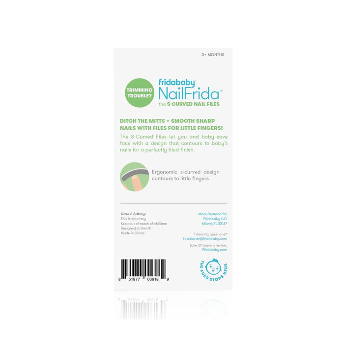 Fridababy NailFriada the S-curved Nail Files 5pk NF066