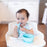 Bumkins Silicone First Feeding Set with Lid & Spoon - Blue