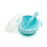 Bumkins Silicone First Feeding Set with Lid & Spoon - Blue