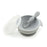 Bumkins Silicone First Feeding Set with Lid & Spoon - Grey