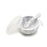 Bumkins Silicone First Feeding Set with Lid & Spoon - Marble