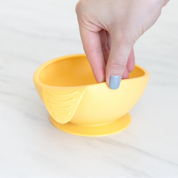 Bumkins Silicone First Feeding Set with Lid & Spoon - Pineapple