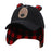 Flapjack Kids 3D Caps with Earflaps - Black Bear