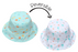 Flapjacks Kids Reversible Baby & Kids Patterned Sun Hat - Fish | Jellyfish