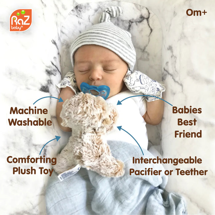 Razbaby RazBuddy Paci Holder JollyPop - Coco Bunny