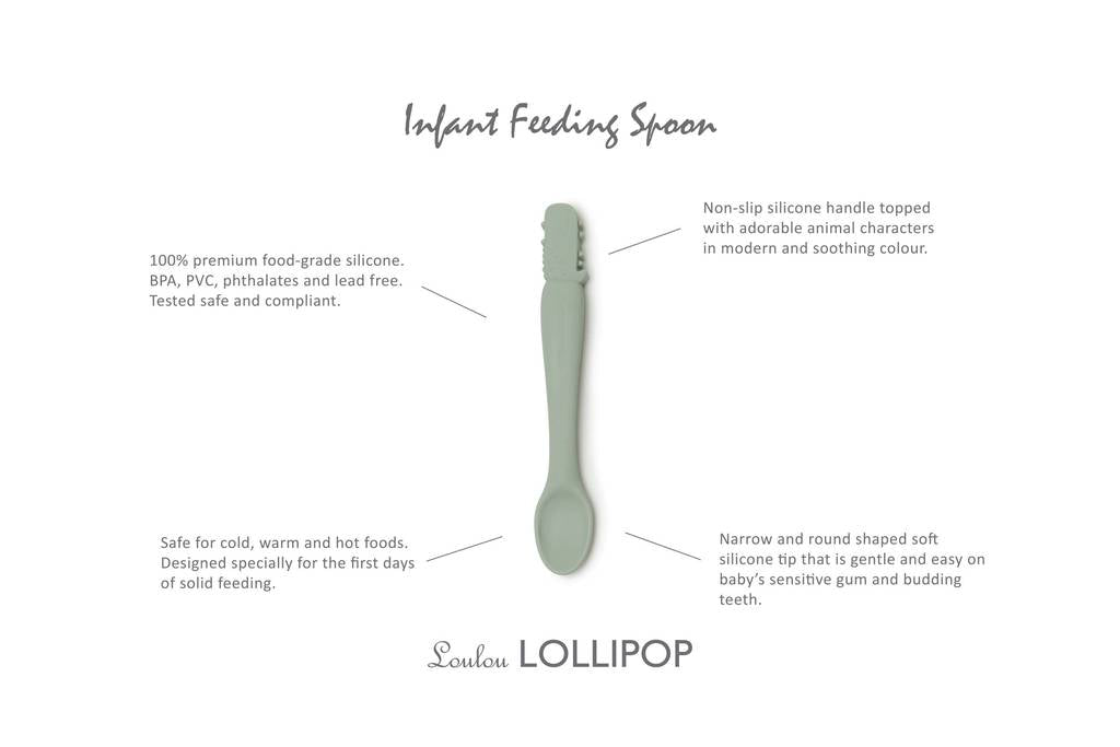 Loulou Lollipop Infant Feeding Spoon - Alligator