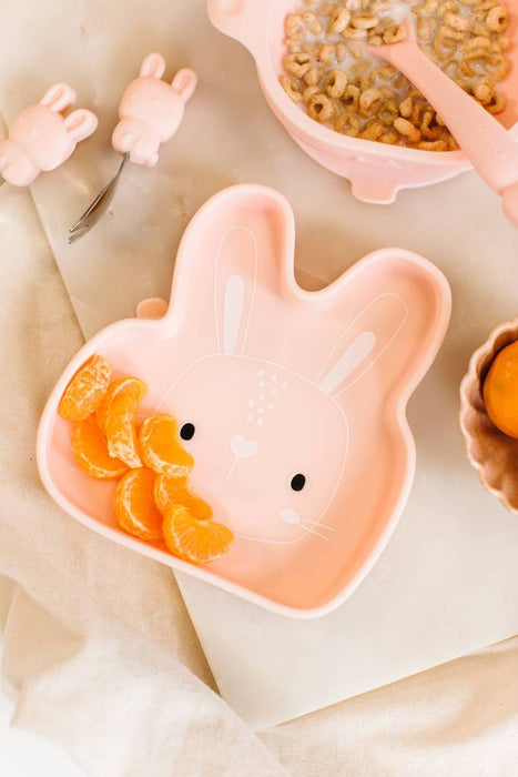 Loulou Lollipop Silicone Snack Plate - Bunny