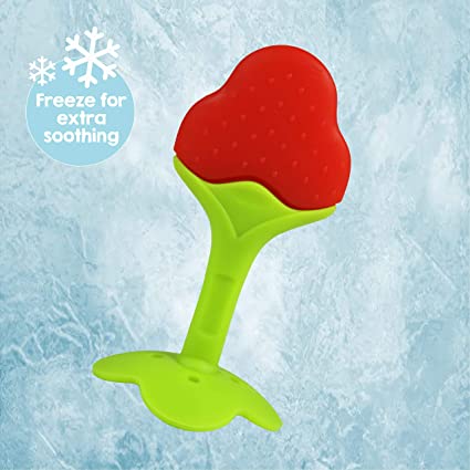 RaZbaby Fruitque 3PK Silicone Teether Set