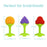 RaZbaby Fruitque 3PK Silicone Teether Set
