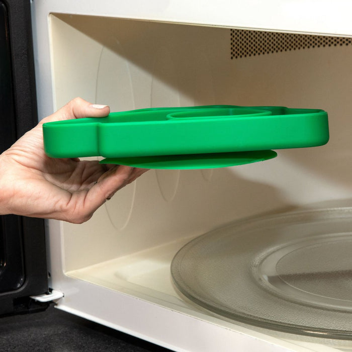 Bumkins Silicone Grip Dish Dino