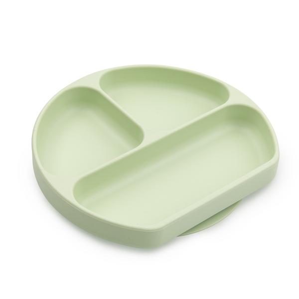 Bumkins Silicone Grip Dish - Sage BK500