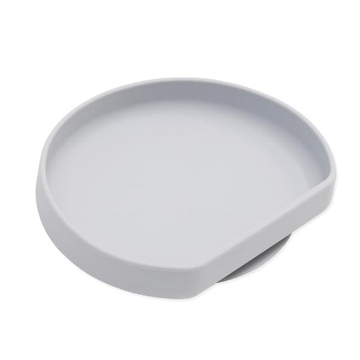 Bumkins Silicone Grip Plate Gray BK3012