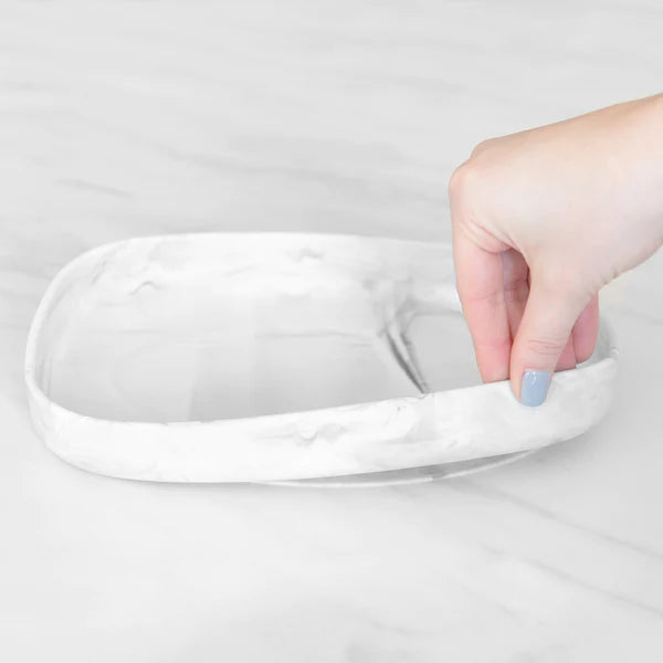 Bumkins Silicone Grip Tray - Marble