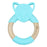 Glitter&Spice Wooden Teether Fox Blue