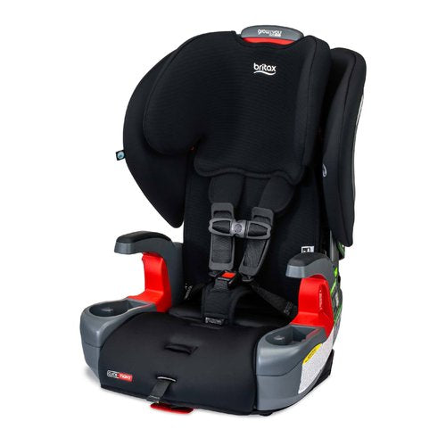Britax Grow With You ClickTight harness-2-booster car seat - Black Contour Safewash