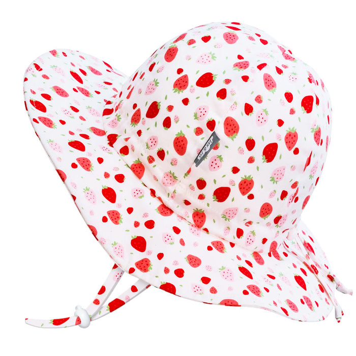 Kids’ Gro-With-Me® Cotton Floppy Hat | Strawberry