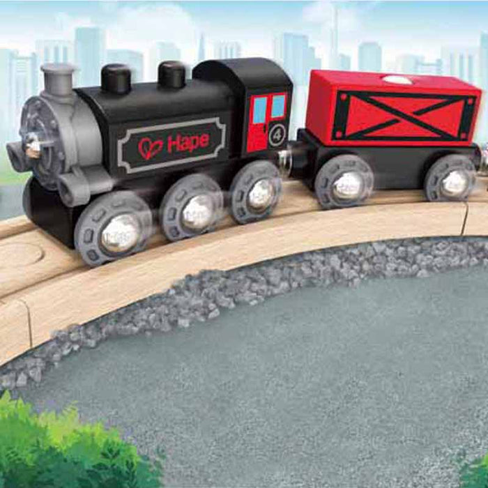Hape Steam-era Freight Train E3717