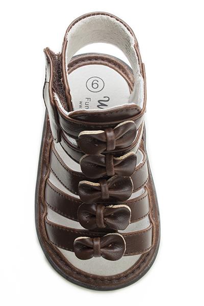 Wee Squeak Athena Sandals - Brown