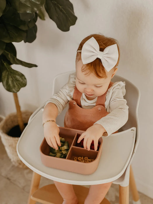 The Dearest Grey Silicone Bento Box - Terracotta