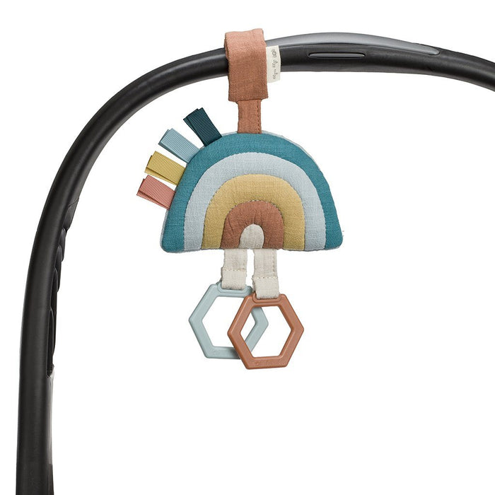 Itzy Ritzy Jingle Attachable Travel Toy - Rainbow