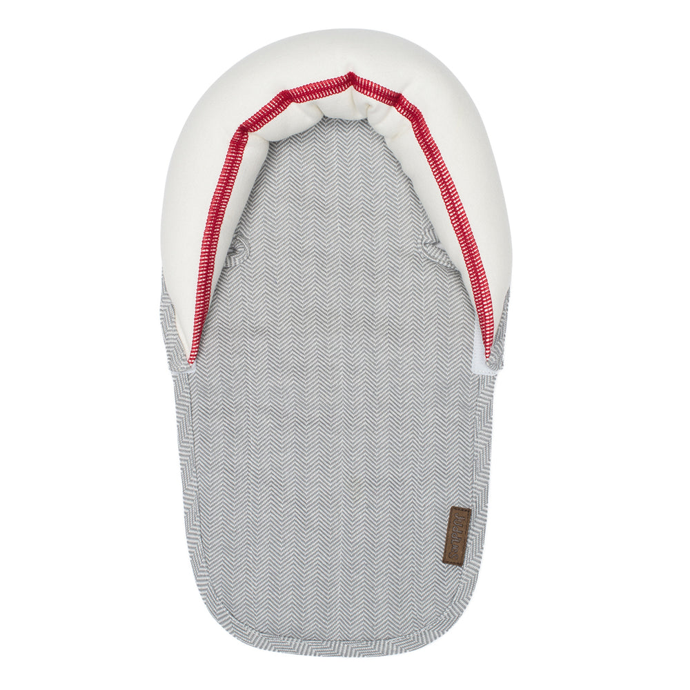 Juddlies Organic Cottage Collection Head Hugger - Driftwood Grey 0-3M JL514