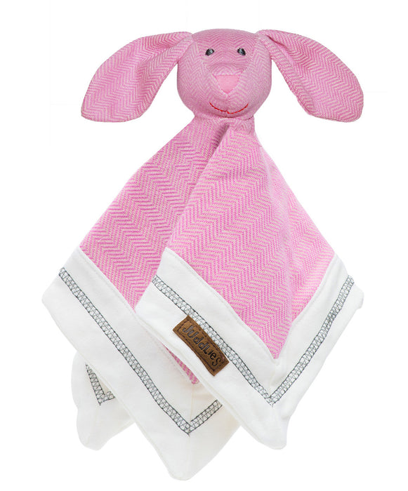 Juddlies Organic Cottage Collection Lovey Rabbit - Sunset Pink (JL521)