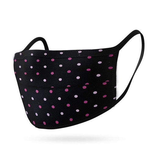 Kushies Kids Mask - Dots on Black Ground 3006-529