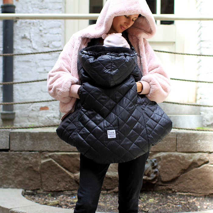 7 AM Enfant K-Poncho Black