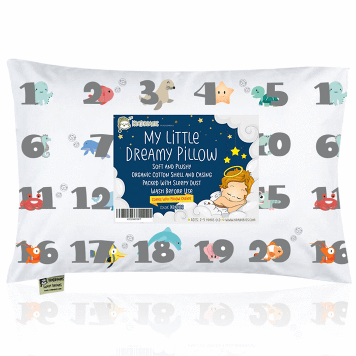 KeaBabies Toddler Pillow with Pillowcase - Kea123