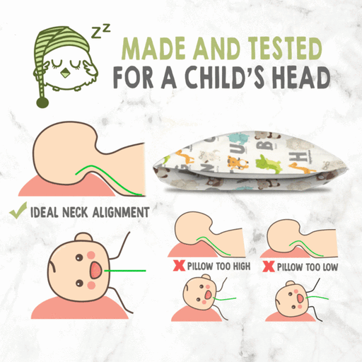 KeaBabies Toddler Pillow with Pillowcase - KeaABC