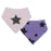 Kushies Dribble Bib Pink Stars 2pk B3012-G04