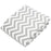 Kushies Fitted Bassinet Sheet Grey Chevron S335-507