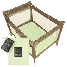 Kushies Playpen Sheet Jersey Green (SO831-01)