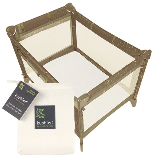 Kushies Playpen Sheet Jersey Off White (SO831-92)