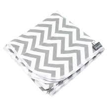 Kushies Receiving Blanket Grey Chevron (B540-507)