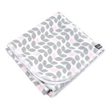 Kushies Receiving Blanket Grey Petal (B540-517)