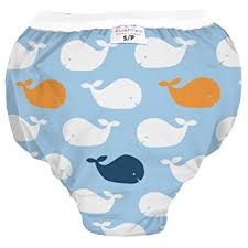 Kushies Training Pant Blue Whales (D1496-89)