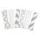 Kushies Wash Cloths 6pk Single Ply Neutral Grey A371N02