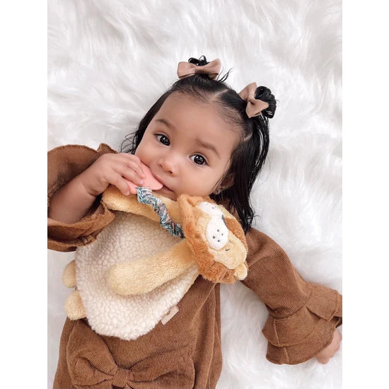 Itzy Ritzy Lovey Plush Teether Toy - Lion