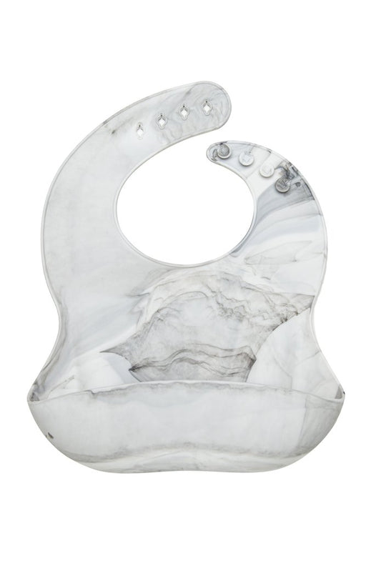 Loulou Lollipop Silicone Bib - Marble