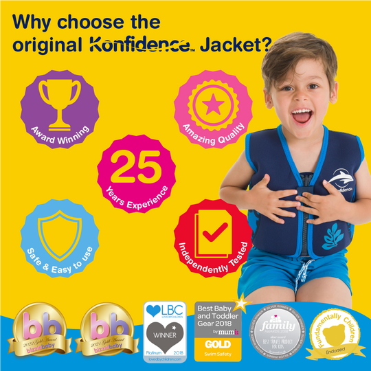 Konfidence Original Jacket - Navy Palm Maui