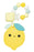Loulou Lollipop Silicone Teether Set - Lemon