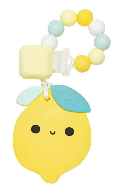 Loulou Lollipop Silicone Teether Set - Lemon