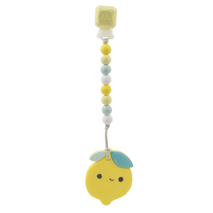 Loulou Lollipop Silicone Teether Set - Lemon