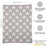 Living Textiles Chenille Baby Blanket - Grey Stars