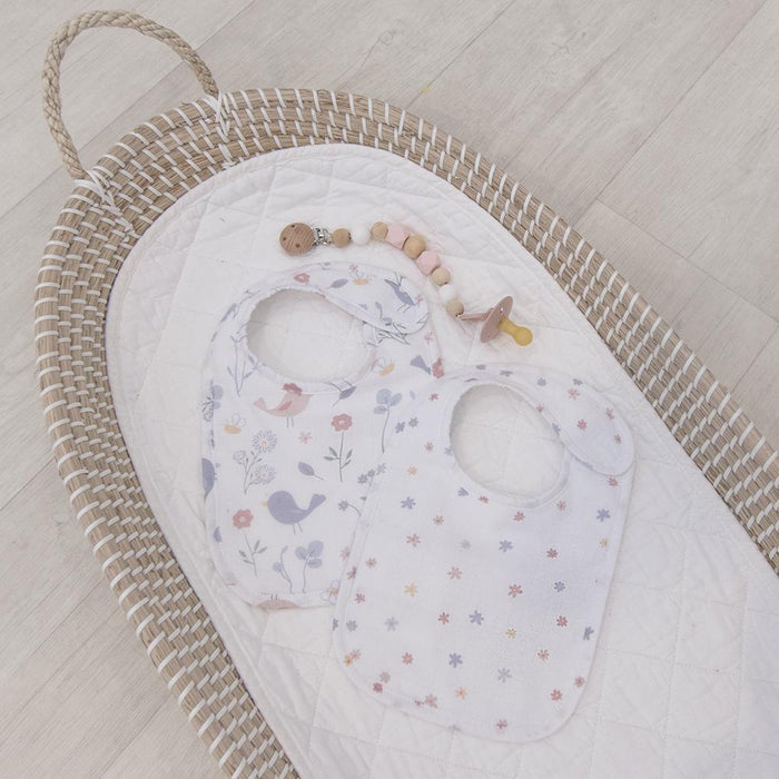 Living Textiles Muslin Bibs - Sweet Tweet 2pk 711012