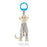 Matchstick Monkey Knitted Hanging Monkey Toy - Blue (MM-KHMT-002)